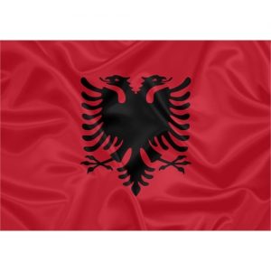 Bandeira Estampada Albânia