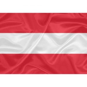 Bandeira Estampada Áustria