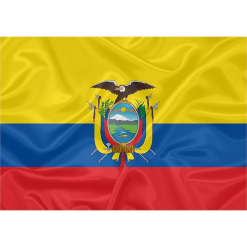 Bandeira Estampada Equador