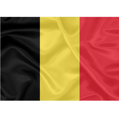 Bandeira Estampada Bélgica